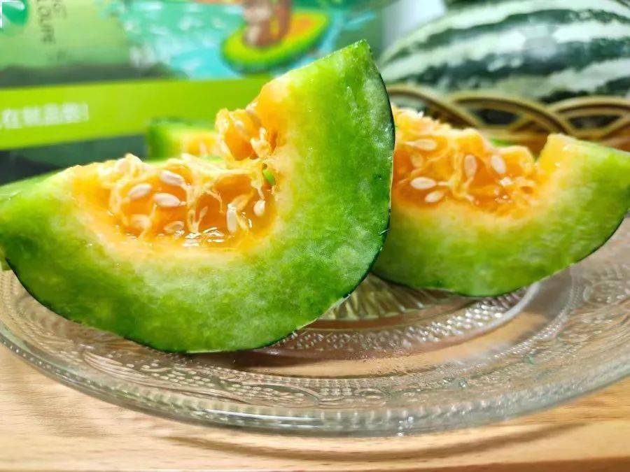 产地食材▎瓜中小蜜罐博洋9号蜜瓜咬一口香甜多汁连皮带瓤都能吃