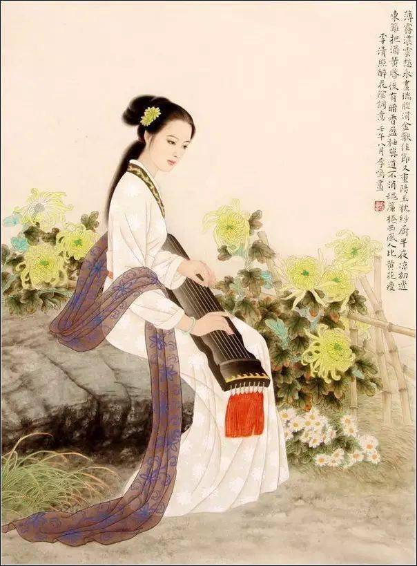 就是于一年的重阳节,写给在外当官的丈夫,表达了对赵明诚的思念之苦