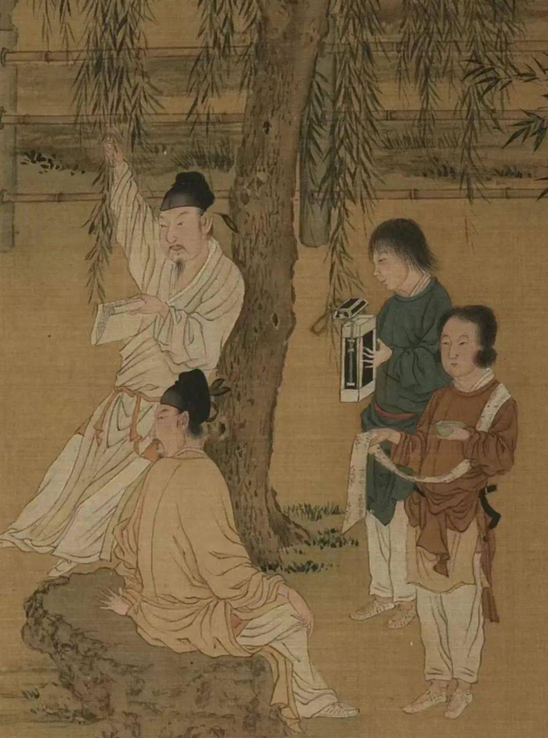 《唐十八学士图》后世对于未成年人犯罪的问题,基本沿用《唐律》这一