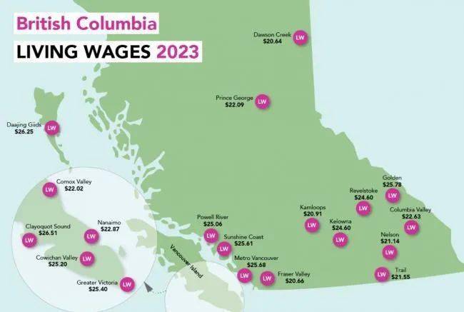 温哥华生存真相赚到这个时薪才能生活