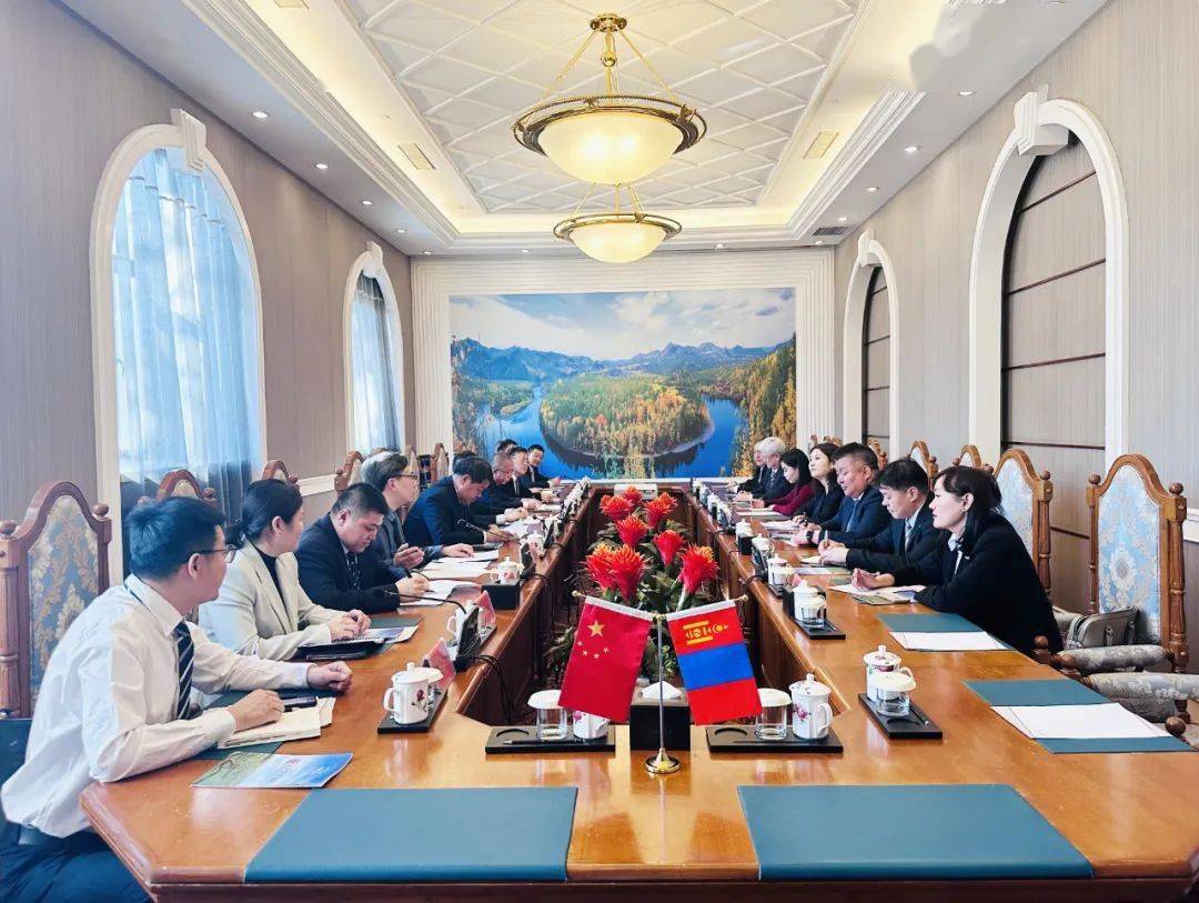 我市与蒙古国代表一行举行会谈