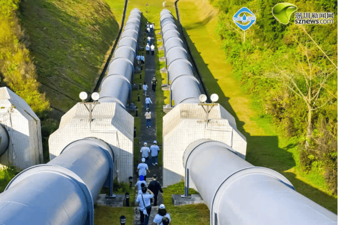 图源:深圳水务东江水源一期和二期工程分别于2001年,2010年建成通水