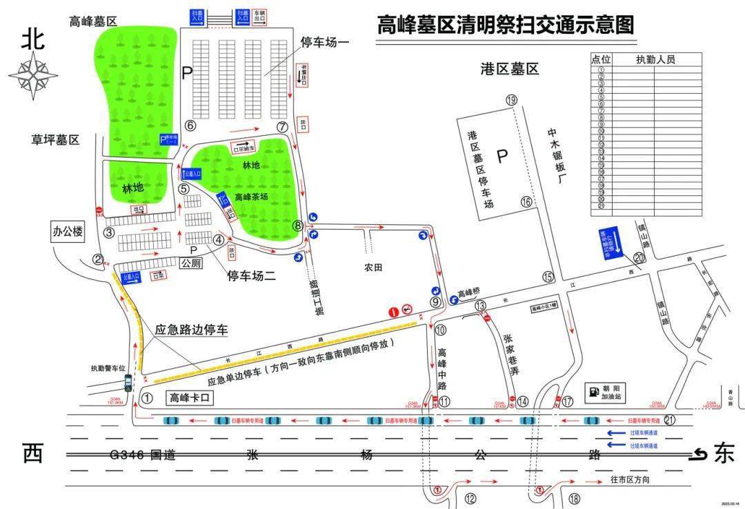 金港,后塍,德积街道各墓区扫墓交通指南来了!