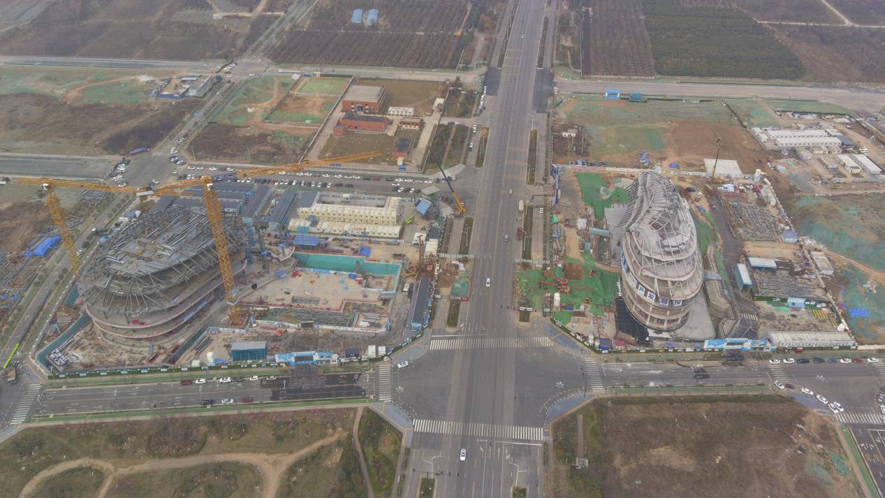 泾河新城文化艺术中心项目持续推进 计划年底完成施工_建设_结构
