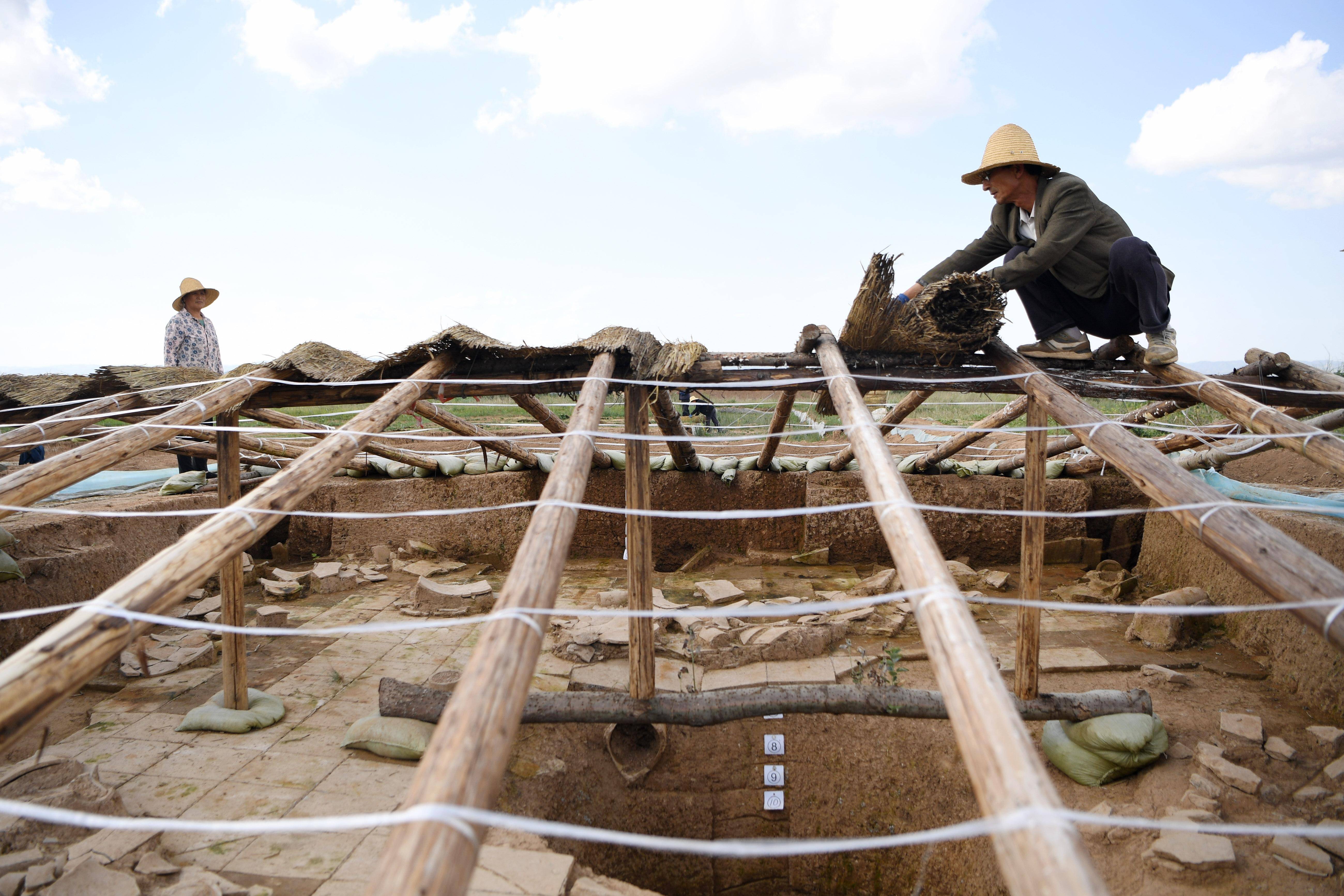 新华全媒丨甘肃礼县四角坪遗址