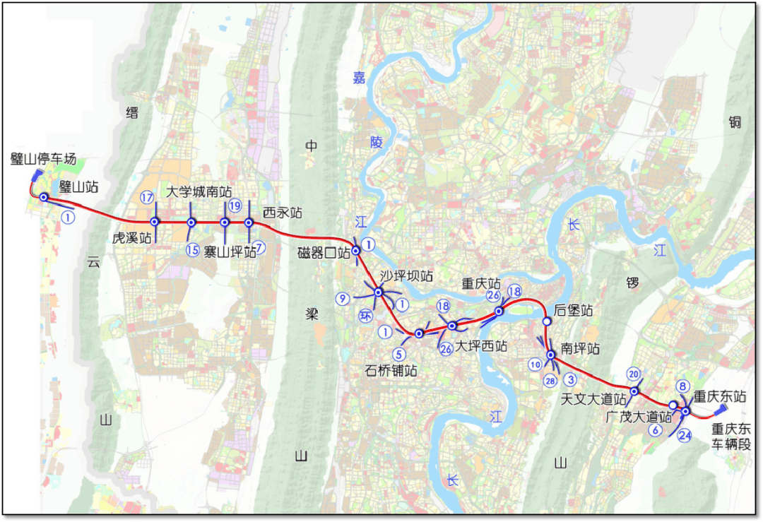 重庆26号线地铁规划图图片