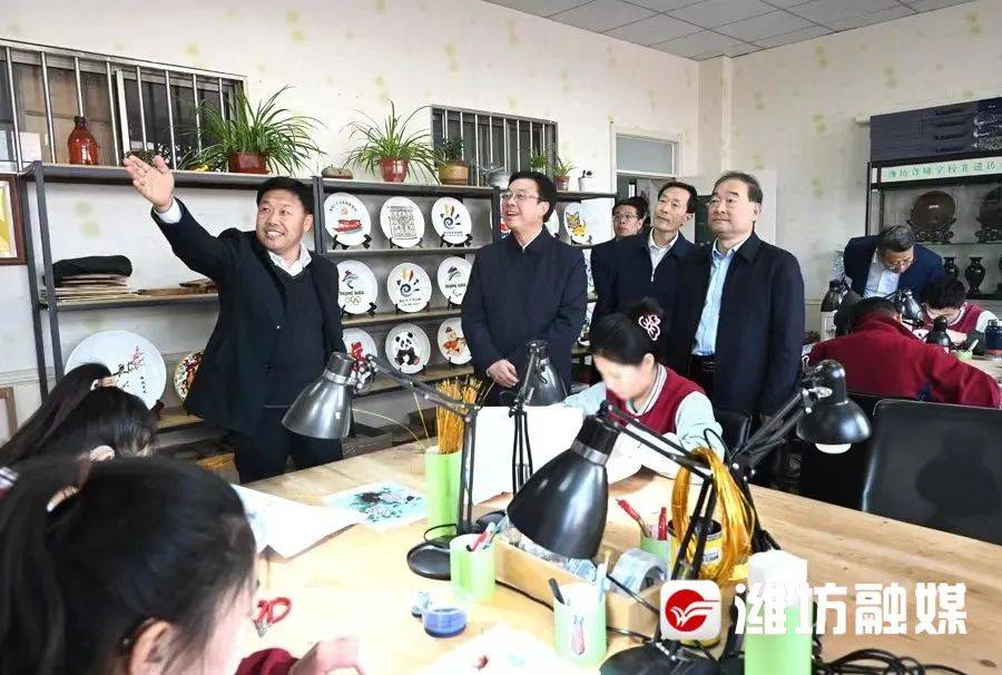 刘运到潍坊盲童学校潍坊聋哑学校调研