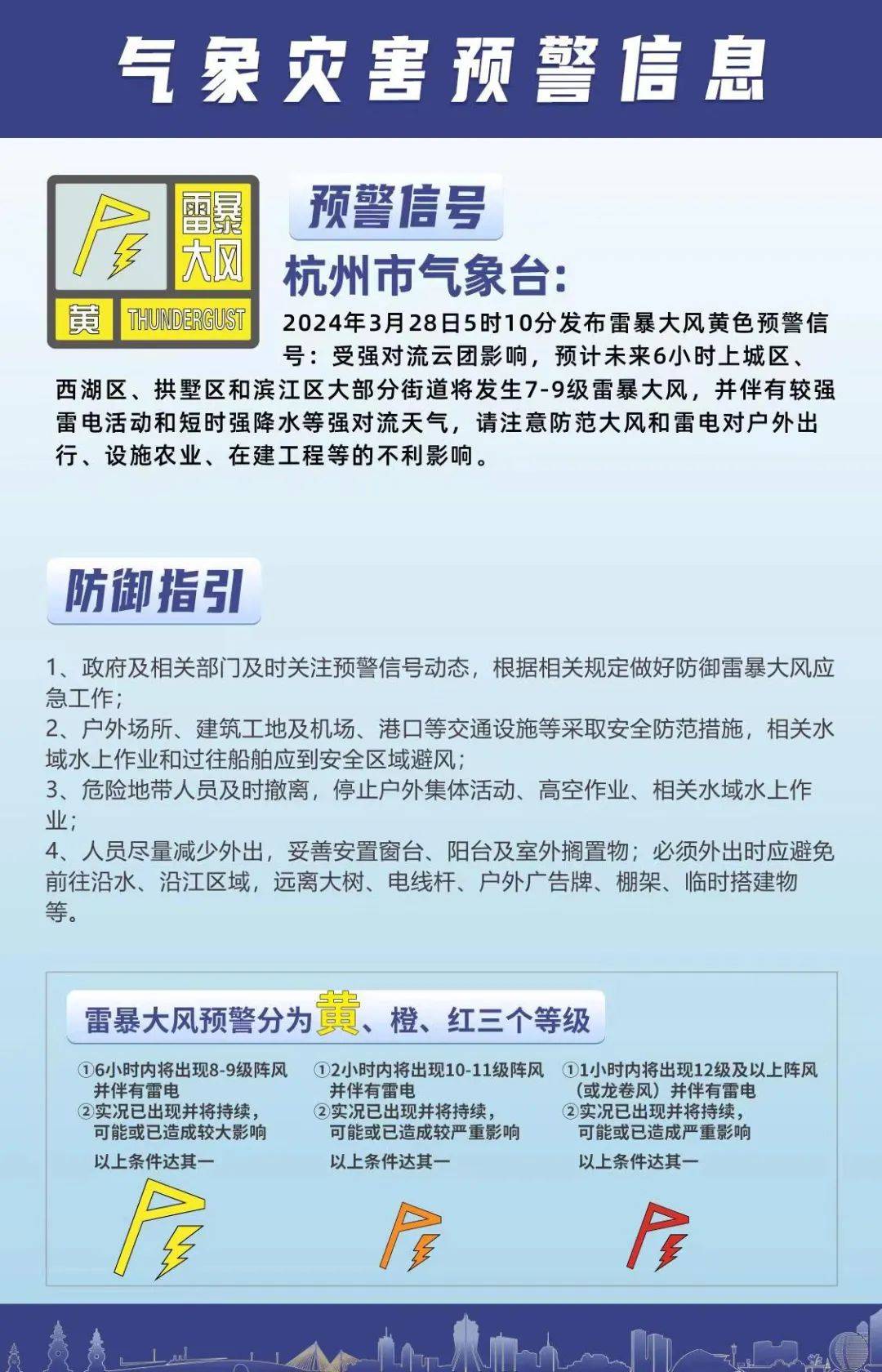 山洪预警发布浙江再迎强对流天气