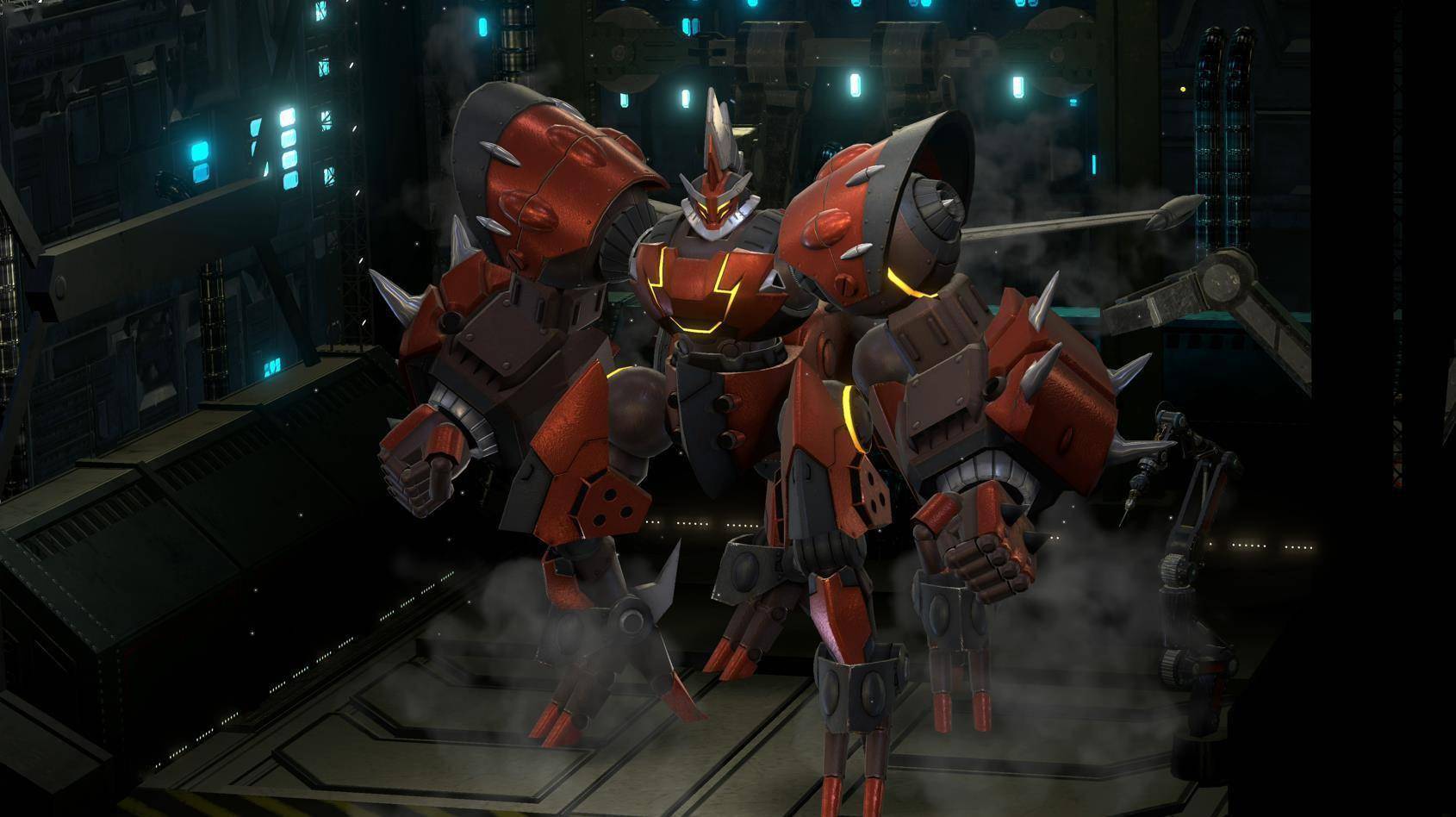 战甲"狂野爵士"数字美术集驾驶员服装武器"暴风骑士"战甲"格兰迪δ"tv