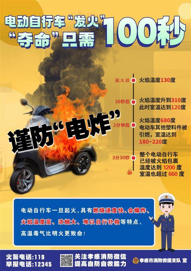 孝感市七部门联合倡议规范电动自行车安全停放充电