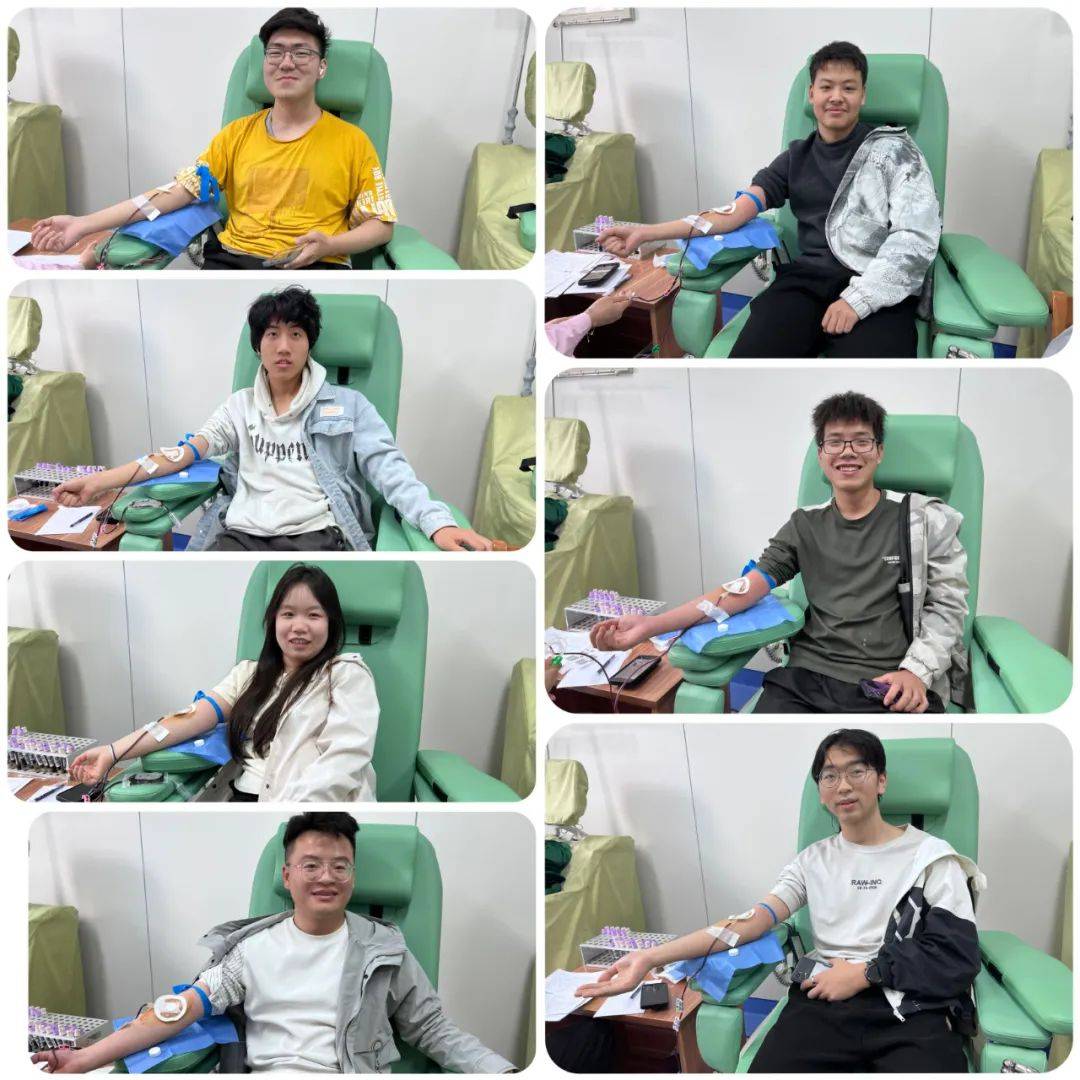 陕西邮电职业技术学院大学生参观血站并挽袖献血