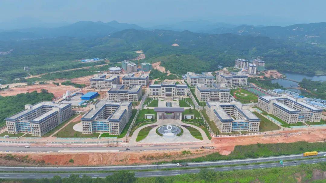 嘉应学院紫琳学院项目一期工程基本完工