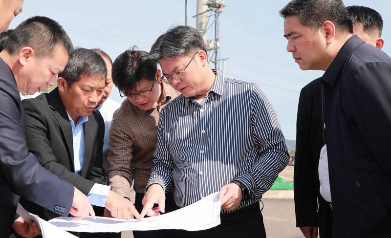 陈雄调研2024年重点项目建设工作