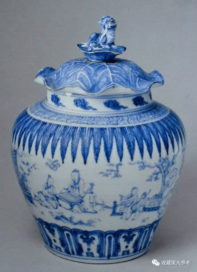 明成化青花风格急变67:官民窑纹饰有别,鉴别要注意!_文章_民间_瓷器