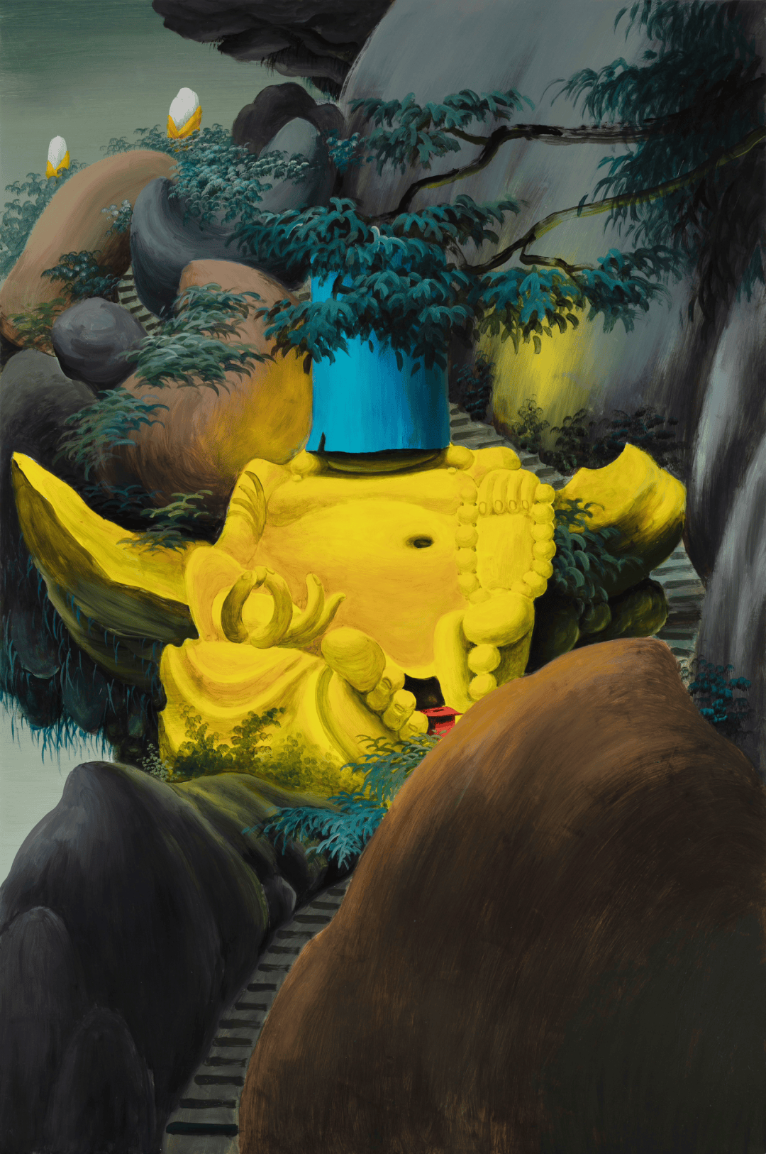 狂徒唱人曲,斯文人学大芬行画的高格调_梁硕_山访水_逻辑