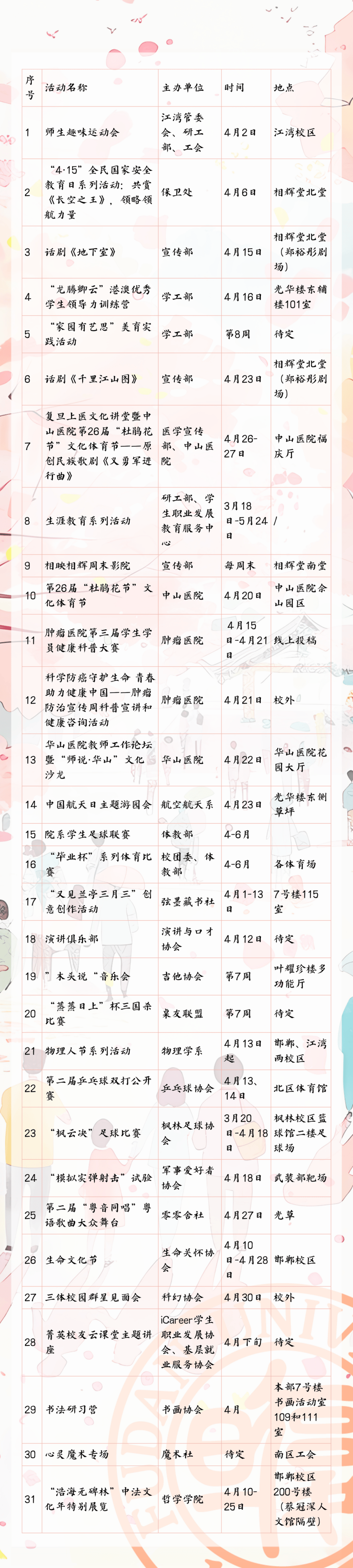 忻州师范学院校历图片