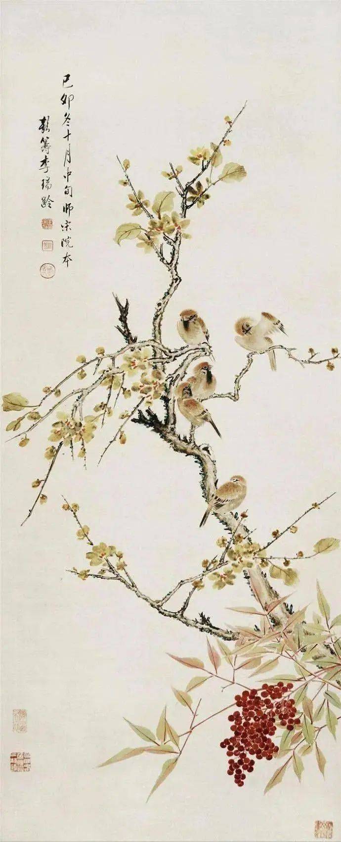 李鹤筹花鸟画