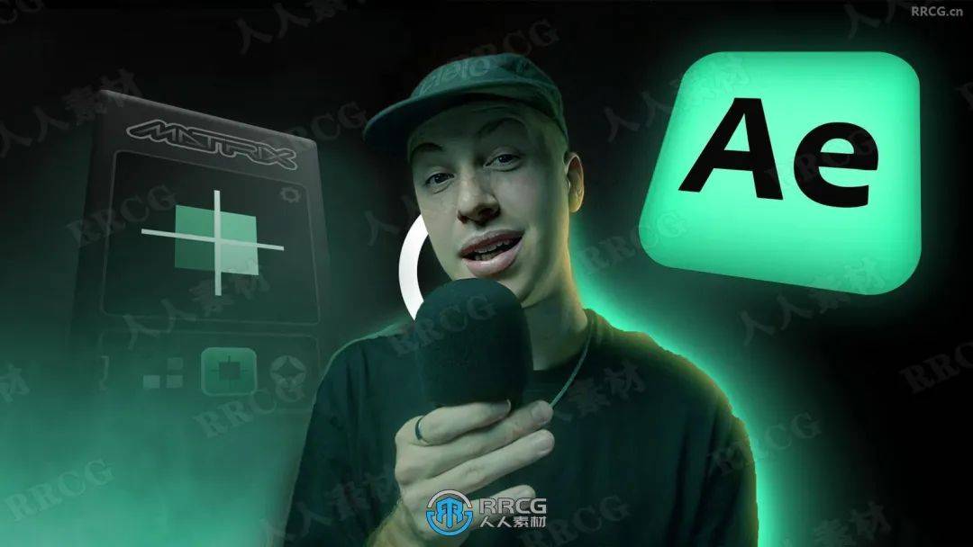 fredpellematrix一键生成crt复古电脑屏幕失真像素效果ae插件