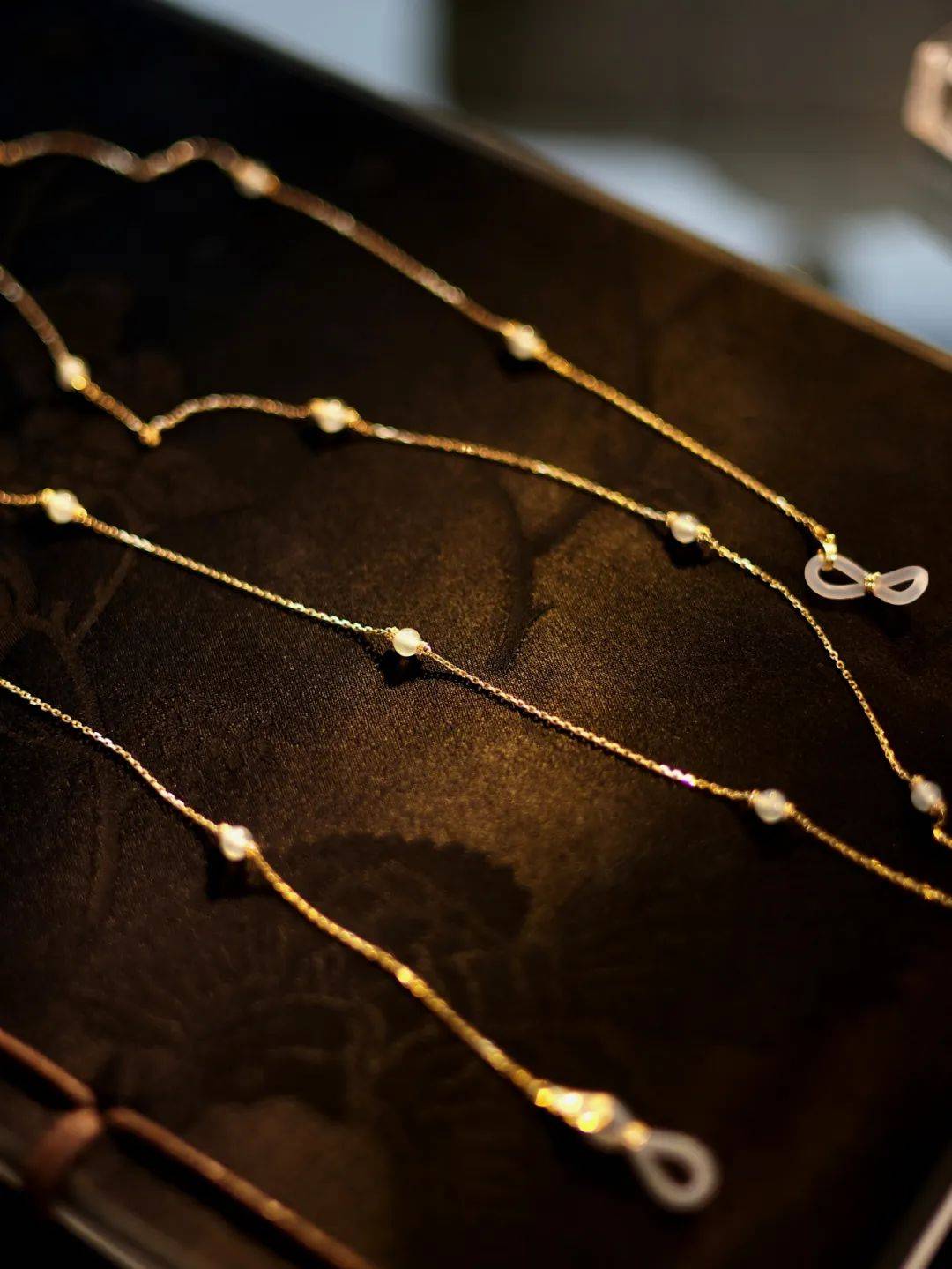 微芒冰玻种翡翠多用长链