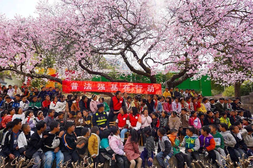 会,六德乡派出所,六德乡林业办等部门,借助北华小学召开家长会的契机