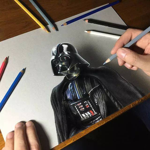 这彩铅画立体感太强了!彩铅界的写实派果然厉害!_系列_作品_绘画