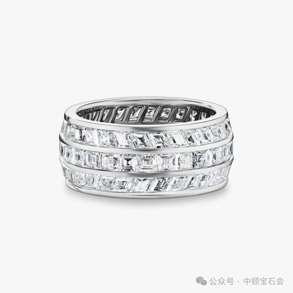 40ct钻石,by david yurman.deco 铂金戒指,镶嵌6.
