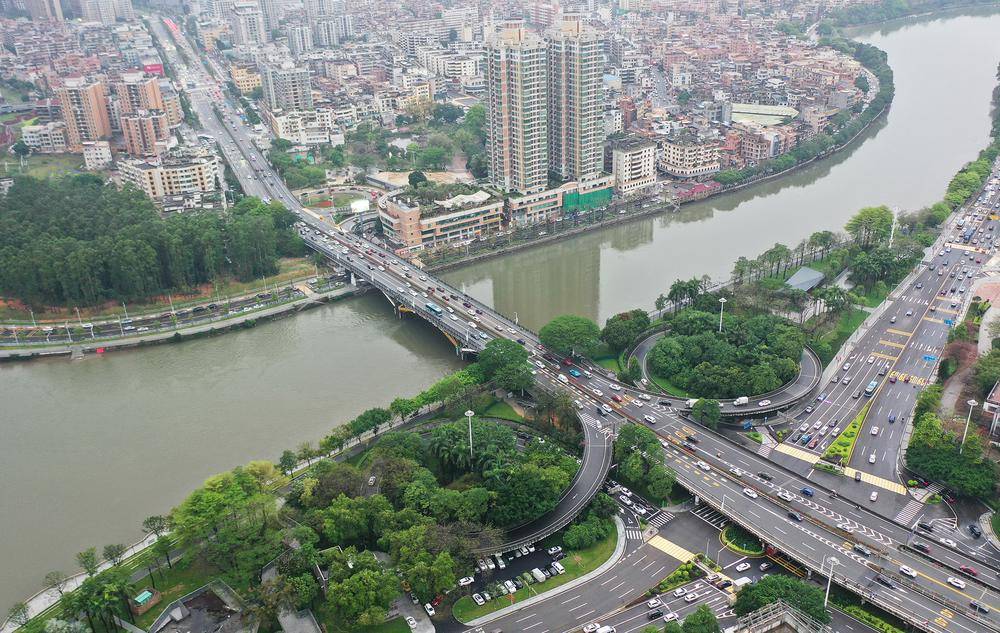 视频东莞万江大桥行将告别可园隧道即将开建