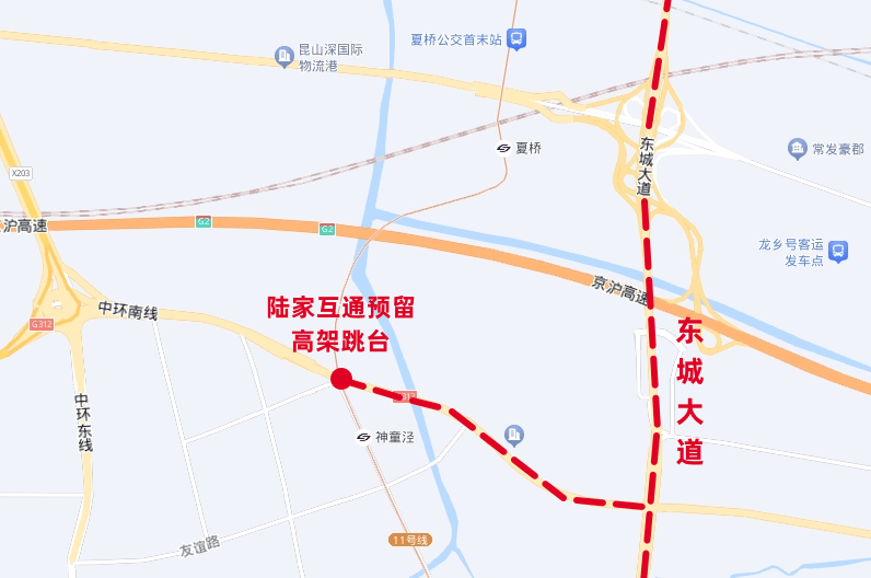 昆山中环南线东延工程又有新消息!