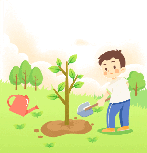 植树添新绿 不负春光好时节丨区人力资源社会保障局