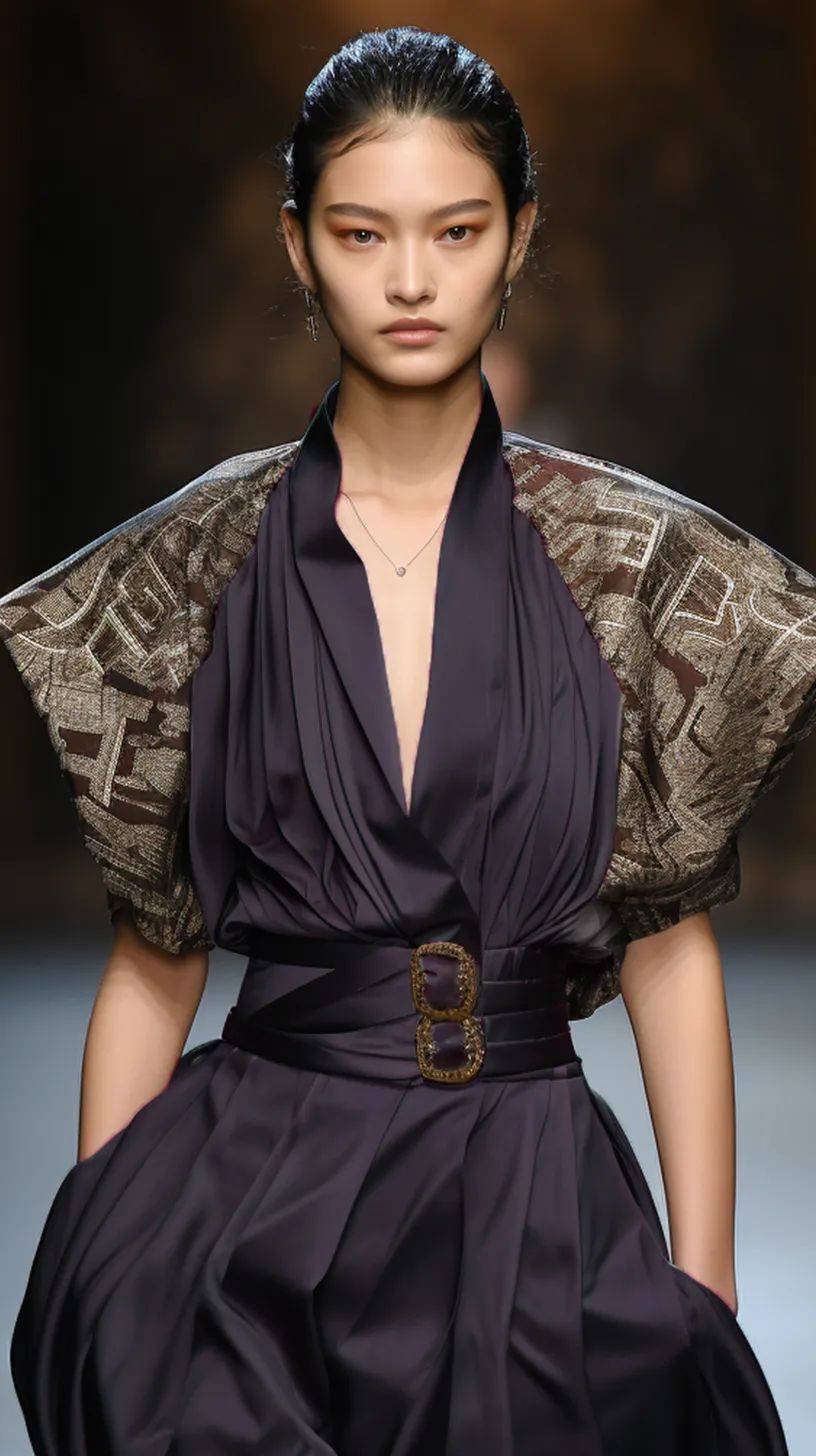 aw2024深圳时装周走心天然之美锦绣香云