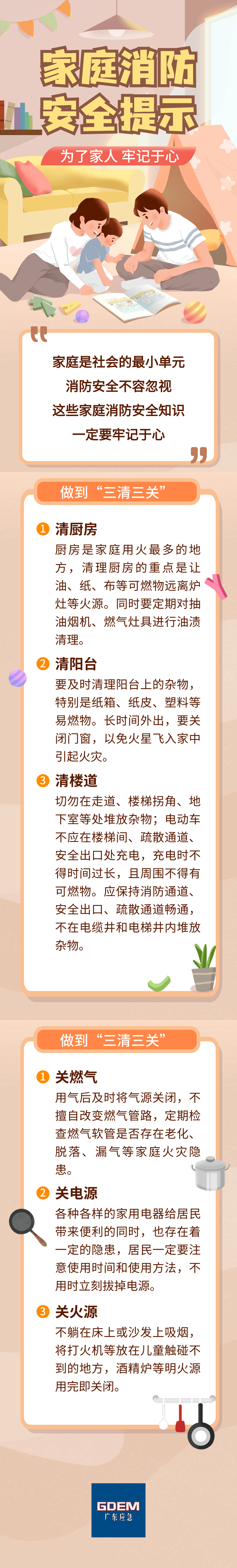 家庭防火宣传内容图片