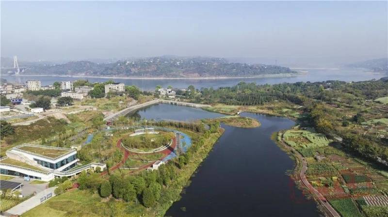 泸州市江阳区黄舣酒谷湖公园崛起的城市新名片