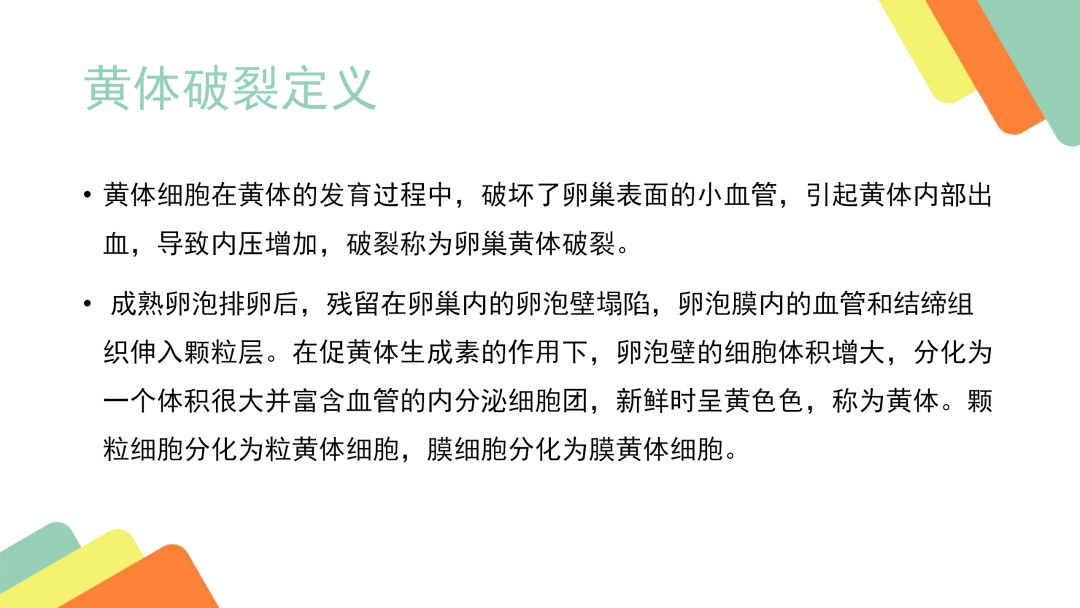 【ppt】黄体破裂出血护理查房