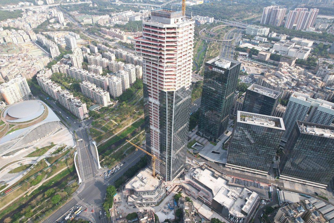 深圳新地标南山智谷大厦主体结构通过验收