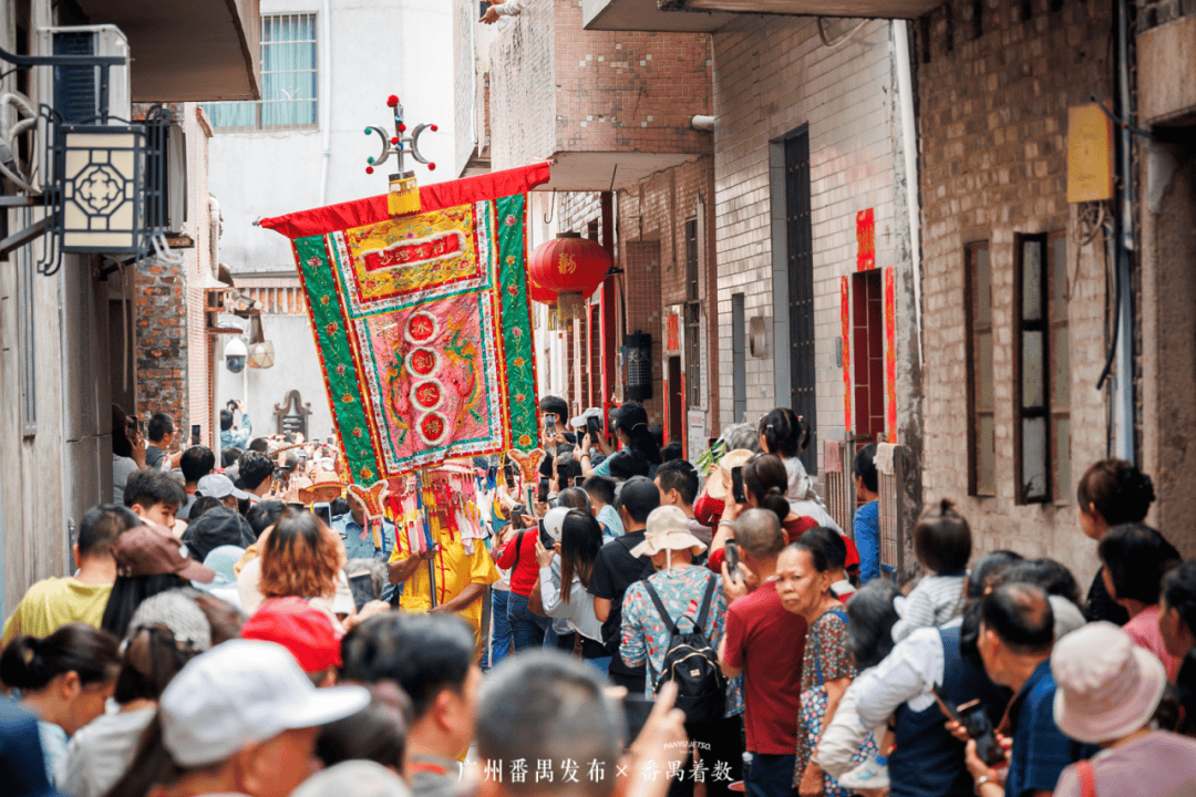 多图直击!"三月三,睇飘色",2024年沙湾飘色巡游来了
