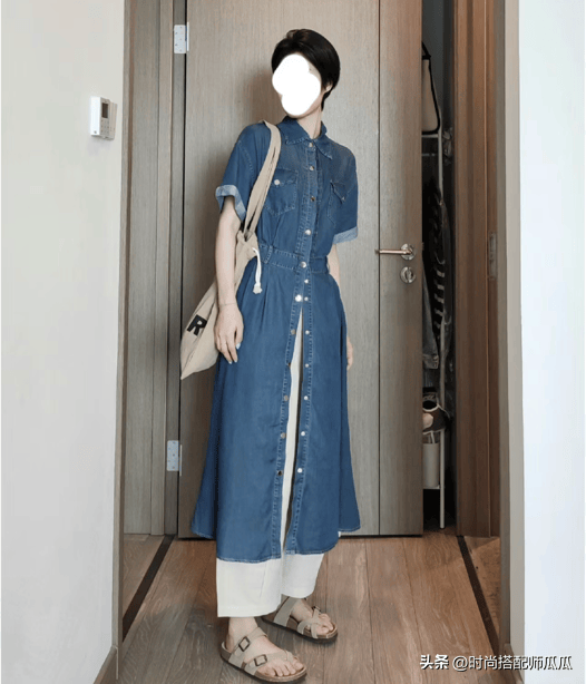 阔腿裤大势已去今年春夏学会这么穿裙子回头率高又时髦