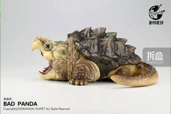 动物星球lets爬体系列张嘴大鳄鱼动物gk摆件雕像仿真手办