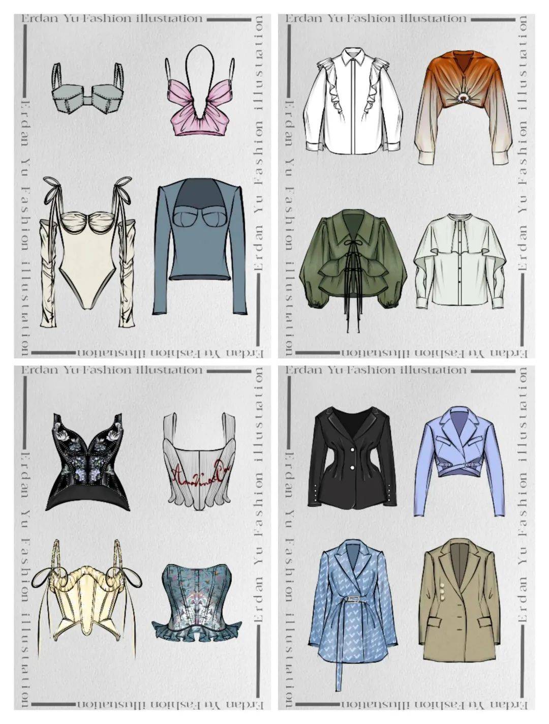 82款女装款式图示例_versace_服装_系列