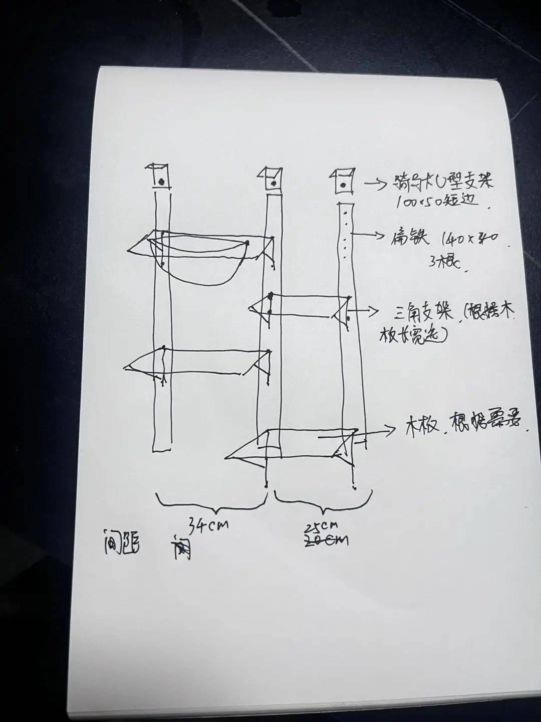 百元轻松自制门后猫爬架