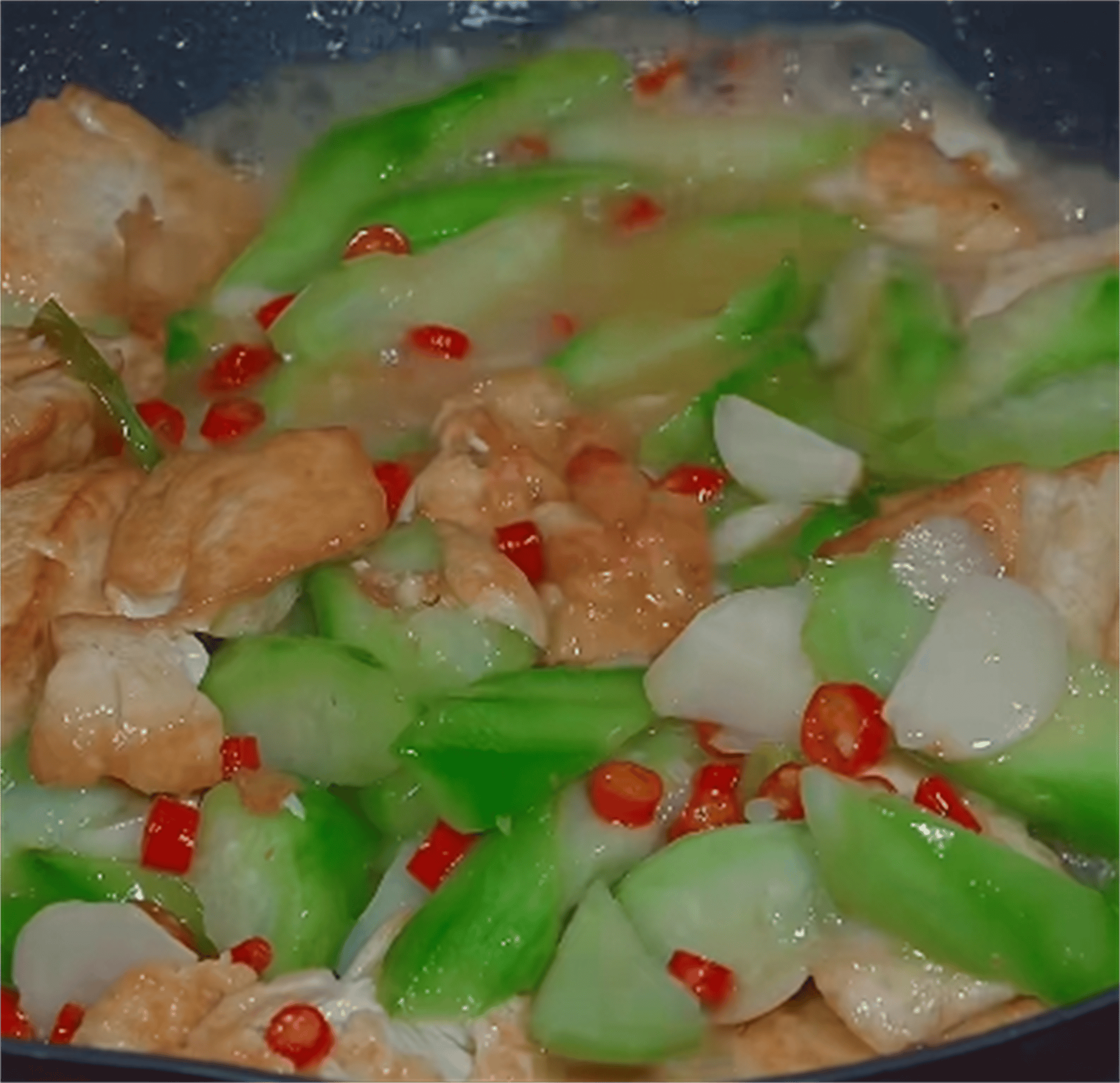 客家人教你做丝瓜炒豆腐清爽美味家的味道全在这道菜里