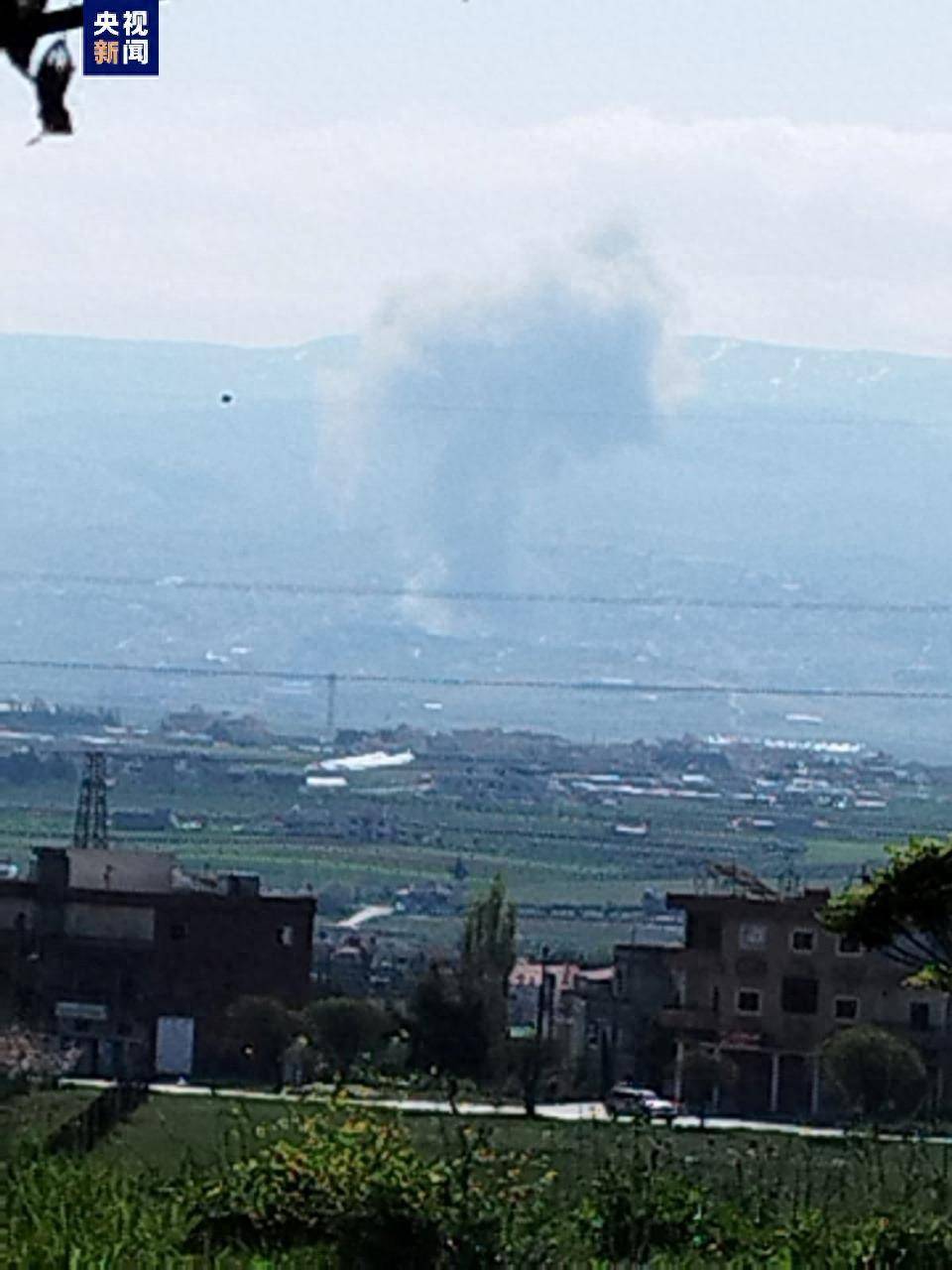 黎巴嫩东部贝卡谷地遭以军袭击