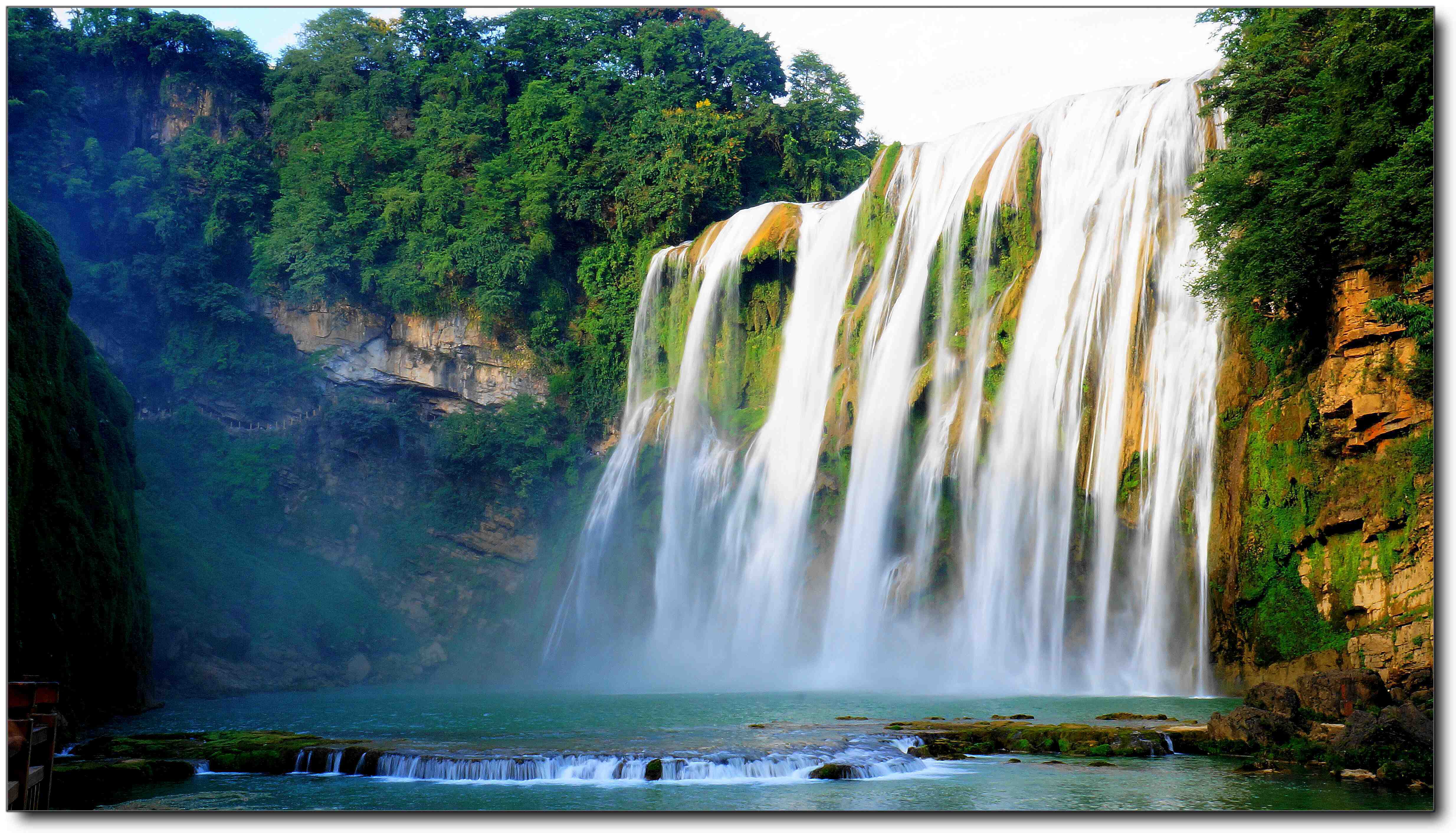 有山有水方风景 山静水动构成风景灵与肉