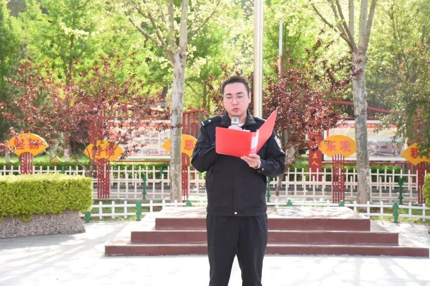 国家安全教育日国家安全重于泰山赞皇二中举行415全民国家安全教育日