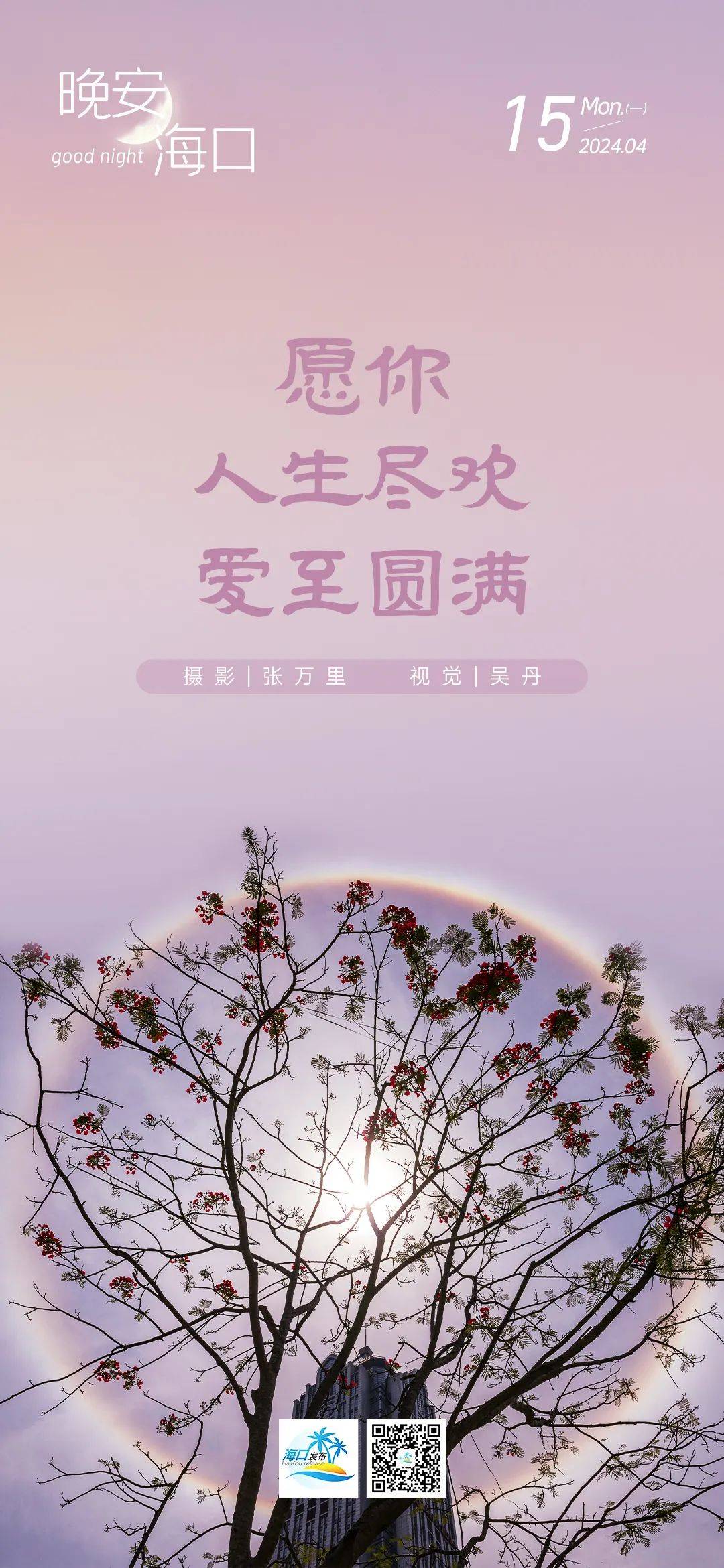 【晚安海口】愿你 人生尽欢 爱至圆满_王河燕_杨雨霞_叶丽锋