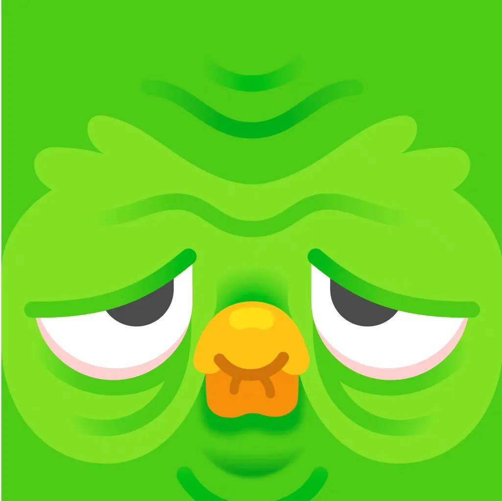 数字营销多邻国图标老了网友没眼看