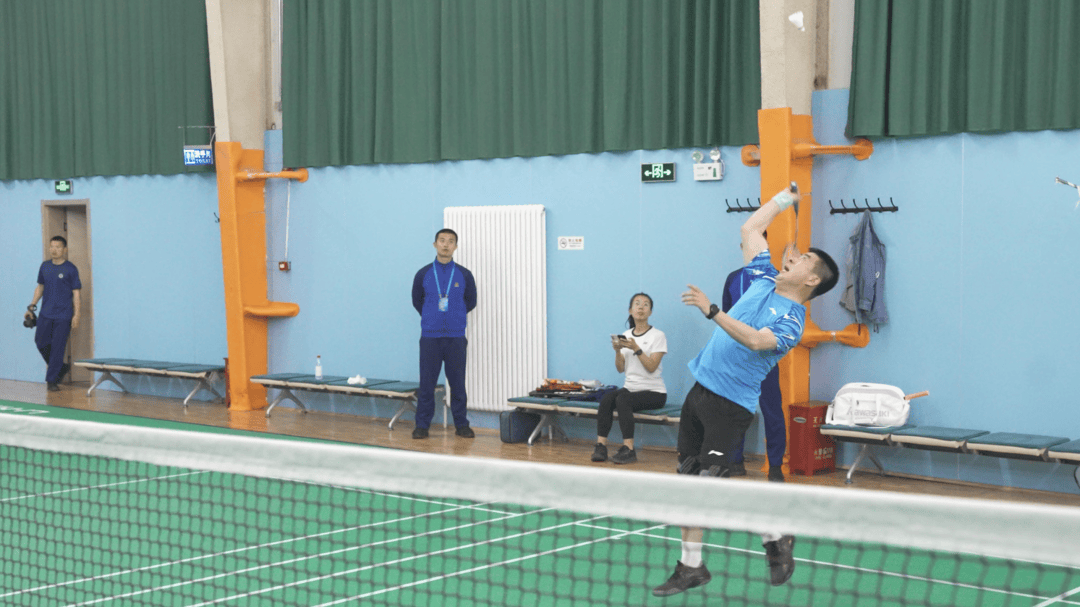 朝阳支队圆满举办首届"火焰蓝"杯羽毛球比赛_仪式_机关_马永