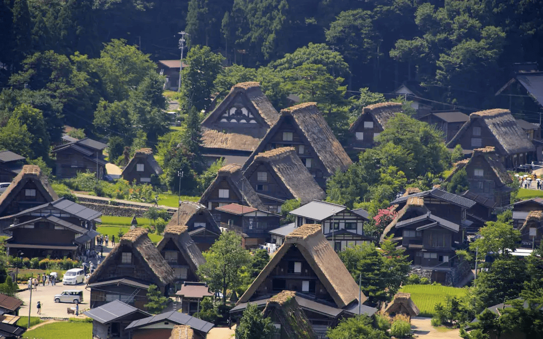 日本风景壁纸高清小镇图片