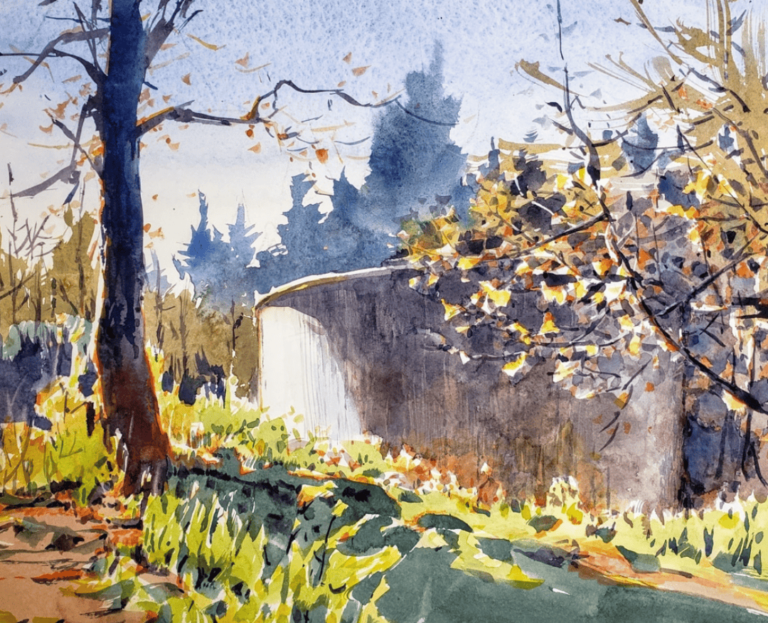 美籍华裔水彩画家——钟永宏作品欣赏(森林篇一)