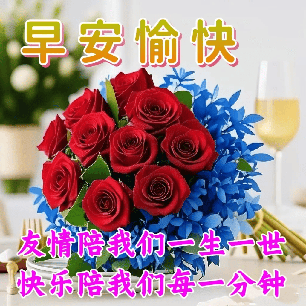 最新漂亮的早上好祝福图片,清晨一声早,祝你万事好!