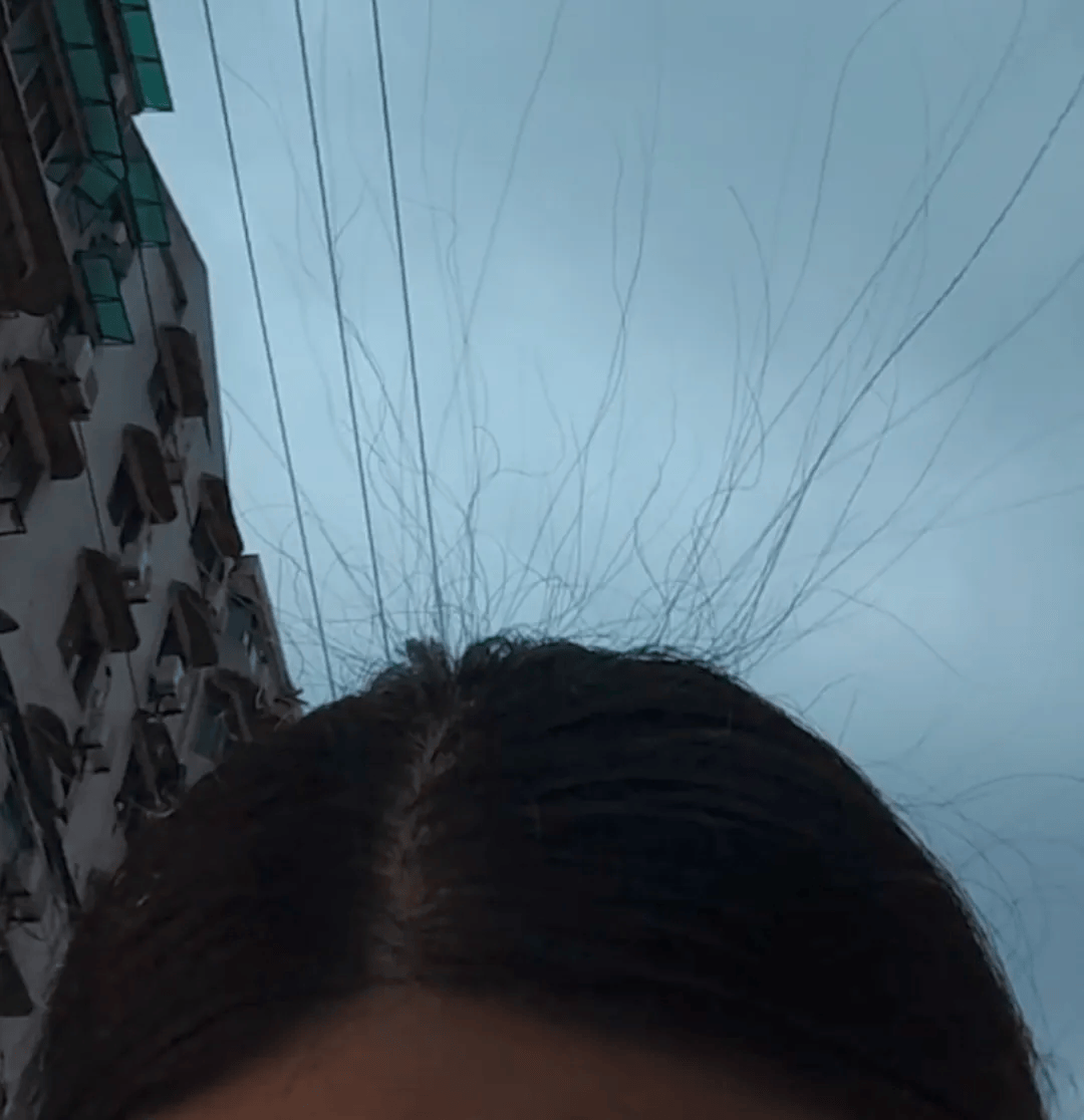 湖北一女子只是吃顿饭,头发居然竖起来了!